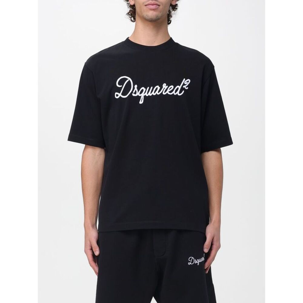 Dsquared2 Men Logo Cotton T-Shirt Dsquared2